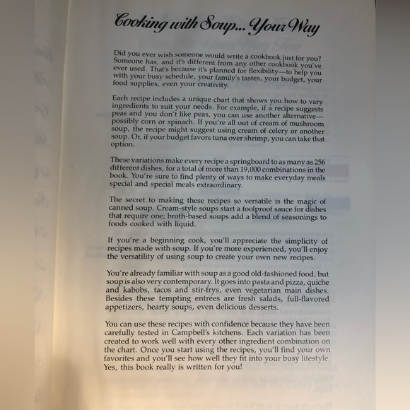Vintage Campbell’s Soup Recipe Hardcover Book - Picture 5 of 13